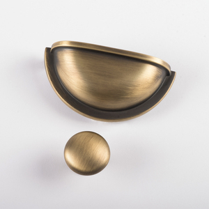 Bán Buôn Brushed Brass Vàng <span class=keywords><strong>Drawer</strong></span> <span class=keywords><strong>Knobs</strong></span> Kéo Xử Lý Cup Shell Kéo Dresser Xử Lý Tủ Xử Lý Knob Cửa Kéo 76 Mét Z-2930 - Product Image 5