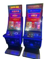 Nouvelle machine de jeu vidéo verticale incurvée tactile de 43 pouces 2026 avec cabinet métallique et accepteur de billets pour centre de jeux