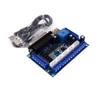 Carte de contrôle par port parallèle MACH3, carte de contrôle CNC 5 axes, câble USB, câble parallèle DB25 compatible avec TB6600 DM542 DM860H