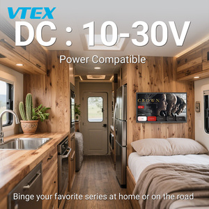 24 pouces Web OS <span class=keywords><strong>camping</strong></span>-<span class=keywords><strong>car</strong></span> RV voiture TV DVB-T2 télévision Smartphone miroir montage mural Portable Marine camion caravane DC 12V Smart TV - Product Image 3