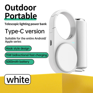 Nuevos Modelos de Linterna de Emergencia para Exteriores de 5000 mAh, Banco de Energía Portátil con Cable Telescópico para Teléfonos Móviles y Smartphones - Product Image 3