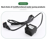 Pompe submersible miniature en plastique pour aquarium, filtration silencieuse, circulation d'eau pour rochers aquatiques, vente en gros