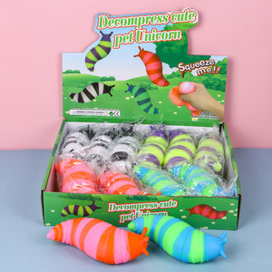 2025 Wholesale TPR EVA Cartoon Caterpillar Decompression Toys for Children's <b>Squeeze</b> Toys - Product Image 6