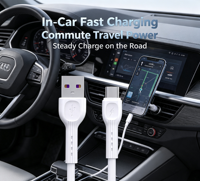 Câble de données Micro USB 2A à charge rapide en PVC pour A1M 1M, conducteur en cuivre pur, pour smartphones Android, tablettes, ordinateurs, montres connectées