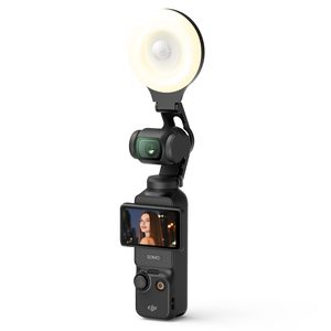 Luz de Relleno RGB Recargable Amazear para Osmo Pocket 3, Material ABS Ligero, Accesorio Versátil para Cámara - Product Image 1