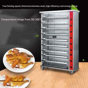 Four de rôtisserie de <span class=keywords><strong>poulet</strong></span> entier de gril rotatif d'acier inoxydable de chauffage au <span class=keywords><strong>gaz</strong></span> électrique commercial pour le moteur utilisé par restaurant à la maison - Product Image 5