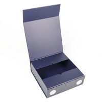 Coffret Cadeau Personnalisé avec Couteau Pliant, Ensemble de Carafe à Whisky Magnétique Pliante de Boutique, Doublure en Papier Gaufré pour Cadeau de Vin et Éponge