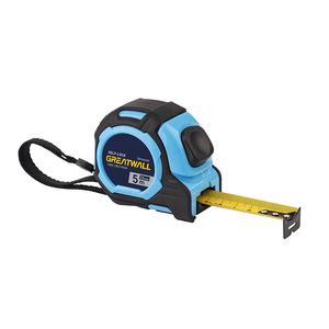 Great Wall pita pengukur kunci otomatis 5m/16 kaki, alat ukur penguncian otomatis, pita pengukuran metrik kunci 2 arah, pita pengukur kustom - Product Image 2