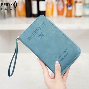 Nueva Cartera RFID 2026 para Pasaportes y Documentos, Bolsa de Viaje Multifuncional con Cierre, para Guardar Boletos de Avión - Product Image 1