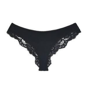 กางเกงในจีสตริงผู้หญิงขายส่ง ลายลูกไม้ดอกไม้ ผ้าตาข่ายซีทรู ซับในผ้าฝ้าย เอวต่ำ เซ็กซี่ ระบายอากาศได้ดี เนื้อผ้านุ่ม - Product Image 6