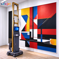 Imprimante murale UV à effet 5D LINCJET LC-A2, machine d'impression murale numérique mobile pour la création de fresques murales 3D 5D