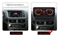 Système Mekede Qualcomm 12.5 ''Android 8 + 256GB lecteur DVD de voiture pour AUDI Q5( RHD) Gps Navigation IPS + DSP