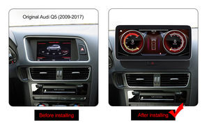 Système Mekede Qualcomm 12.5 ''Android 8 + 256GB lecteur DVD de voiture pour <span class=keywords><strong>AUDI</strong></span> <span class=keywords><strong>Q5</strong></span>( RHD) Gps Navigation IPS + DSP - Product Image 4