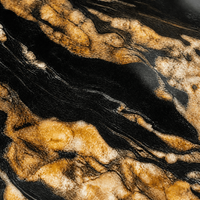 Preis für Esstische aus Cosmic Gold Marmor |   Moderne Luxus-Naturstein-Rundtische mit Drehbarem Lazy Susan für Villa und Hotel