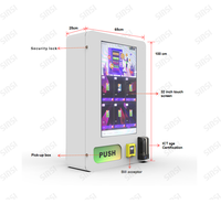 Distributeur mural personnalisé, mini distributeur automatique, petites machines distributrices pour articles de vente au détail avec lecteur de code QR