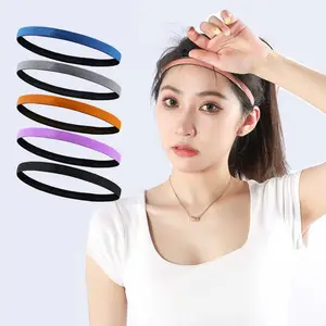 Эластичная повязка для волос с принтом от производителя для женщин и мужчин, спортивная повязка на голову из полиэстера, для футбола, баскетбола, бега, йоги