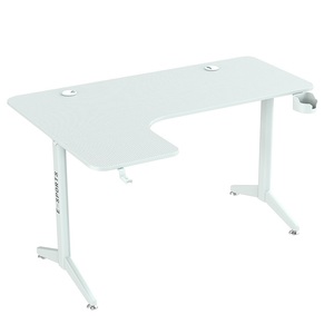 Beisijie Bàn máy tính góc bàn thiết kế hiện đại L hình khung màu trắng trái chơi game Bàn Game Thủ - Product Image 3