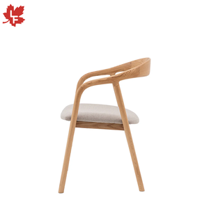 Chaise Neva en bois de noyer massif pour restaurant nordique, chambre d'hôtel <span class=keywords><strong>et</strong></span> maison - Product Image 3
