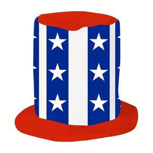 Sombrero Personalizable para el Día de la Independencia Americana 2025 - Sombrero de Poliéster con Diseño Patriótico para Fiestas y Eventos - Product Image 5