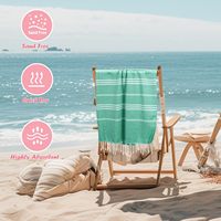 Turkish Beach Towels Bulk Set Quick Dry Lightweight Oversized Free Beach Bath Towels for Adult Kids Travel Pool Camping