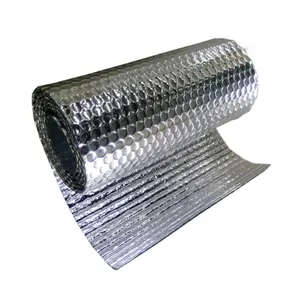 Aislamiento térmico de papel de aluminio con Material de burbuja para techo Material de aislamiento de construcción de burbujas para construcción