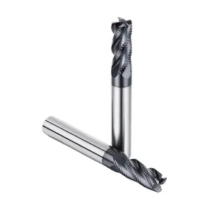 JR165 Hartmetall-Schneidwerk zeug 4MM-20MM Voll hartmetall 4 FluteS Grob fräser für Stahl