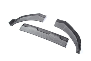 Lèvre de pare-chocs avant de style <span class=keywords><strong>GT</strong></span> pour 2021 <span class=keywords><strong>2022</strong></span> 2023 <span class=keywords><strong>Ford</strong></span> <span class=keywords><strong>Mustang</strong></span> <span class=keywords><strong>Mach</strong></span>-<span class=keywords><strong>E</strong></span> Matte Carbon Inject-Mold Domestic Splitter Body Kit Spoiler - Product Image 2