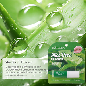 KORMESIC Wholesale 3g Korean Fruit Organic Natural <b>Lip</b> Balm Avocado Coconut Lemon Aloe Nourishing Moisturizing Private Label OEM - Product Image 4