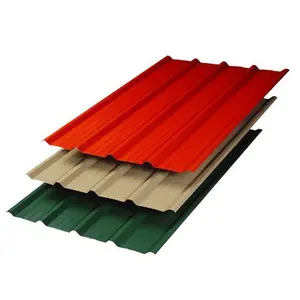China Supply PPGL PPGI GI Corrugated Metal Roofing Sheet 12 14 16 18 20 22 24 26 28Gauge Galvanized Steel Sheet/Plate