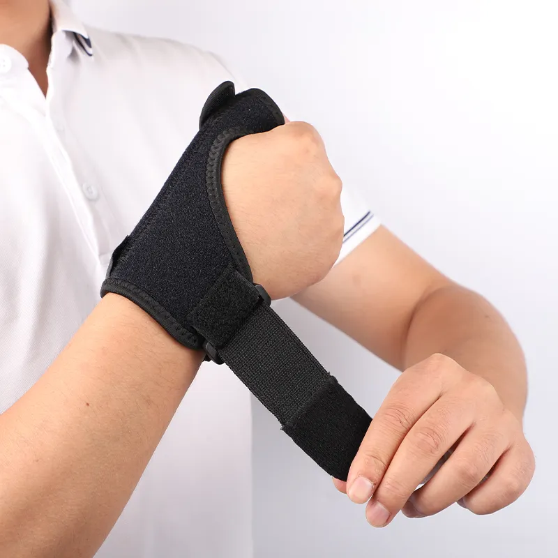 Hot sale breathable palm hand wrist thumb splint brace support steel Bar Wrist Brace