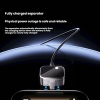 Adaptateur intelligent 140W à éjection automatique pour la santé de la batterie du téléphone, chargeur complet et économiseur de charge pour appareils Type-C