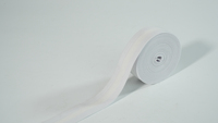 Bande élastique en maille tricotée pliée Aoya, couleur unie, pour vêtements de sport et textiles de maison, respirante et confortable