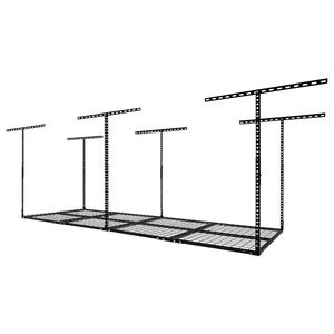 조정 가능한 헤비 듀티 금속 천장 선반 모던 스타일 오버 헤드 차고 보관 랙 주최자 시스템 - Product Image 2