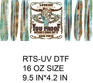 Film de transfert UV Sewill Wallen Design RTS, autocollant DTF UV laser doré pour verre - Product Image 2