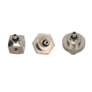 Conector de boquilla de cobre con 3, <span class=keywords><strong>4</strong></span>, 5 agujeros, sistema de nebulización, Conector de boquilla de atomización de aire - Product Image 3