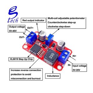 DC-DC Step up <strong>Power</strong> <strong>Module</strong> Boost Volt Converter <strong>3.3V</strong>-35V to 5V 6V 9V 12V 24V XL6019 - Product Image 3