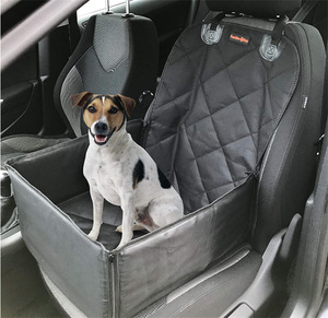 Housse de <span class=keywords><strong>siège</strong></span> <span class=keywords><strong>auto</strong></span> pour animaux de compagnie en cuir confortable, toutes saisons, universelle, pour chiens, facile à nettoyer, ensemble complet - Product Image 5