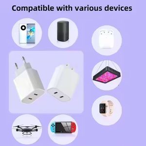 Dual Type <b>C</b> Wall Charger 40W PD QC3.0 Fast <b>Charging</b> <b>USB</b> <b>C</b> Mobile Phone Wall Adapter - Product Image 5