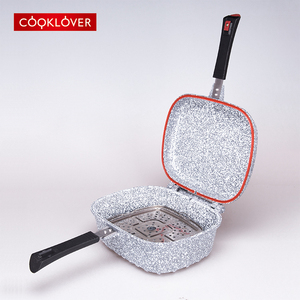 厨师爱好者30厘米双面不粘烤盘带玻璃盖热卖厨房烹饪工具 - Product Image 6