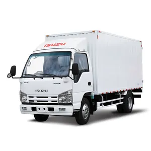 Myanmar Stad Vervoer Van Isuzu Doos Van Truck Enkele Cabine 4X2 2 Ton Cargo Truck