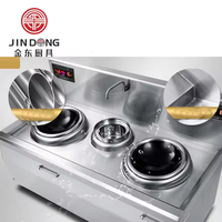Cuisinière à gaz commerciale Restaurant Simple Double brûleur Cuisinière Raging Fire Hôtel Cuisine Cuisinière à gaz liquéfié
