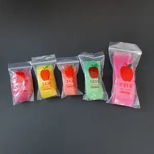 Apple Bags - Ziplock - Mini - Colored - Baggies