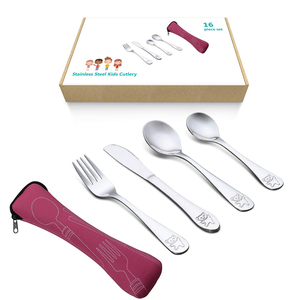 3 Mảnh Lego Thép Không Gỉ Toddler Bạc Bộ Xây Dựng Khối Thiết Kế Muỗng Nĩa Dao Trẻ Em Và Bé Dao Kéo Flatware Set - Product Image 4