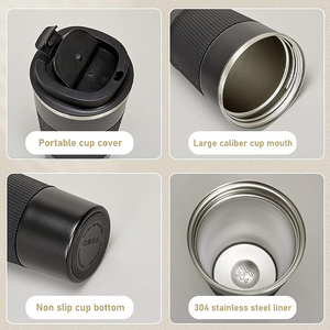 Mug à café réutilisable Buck de 500 ml en acier inoxydable 304, bouteille d'eau de sport, gobelet isotherme à double paroi, tasse personnalisée avec logo - Product Image 3