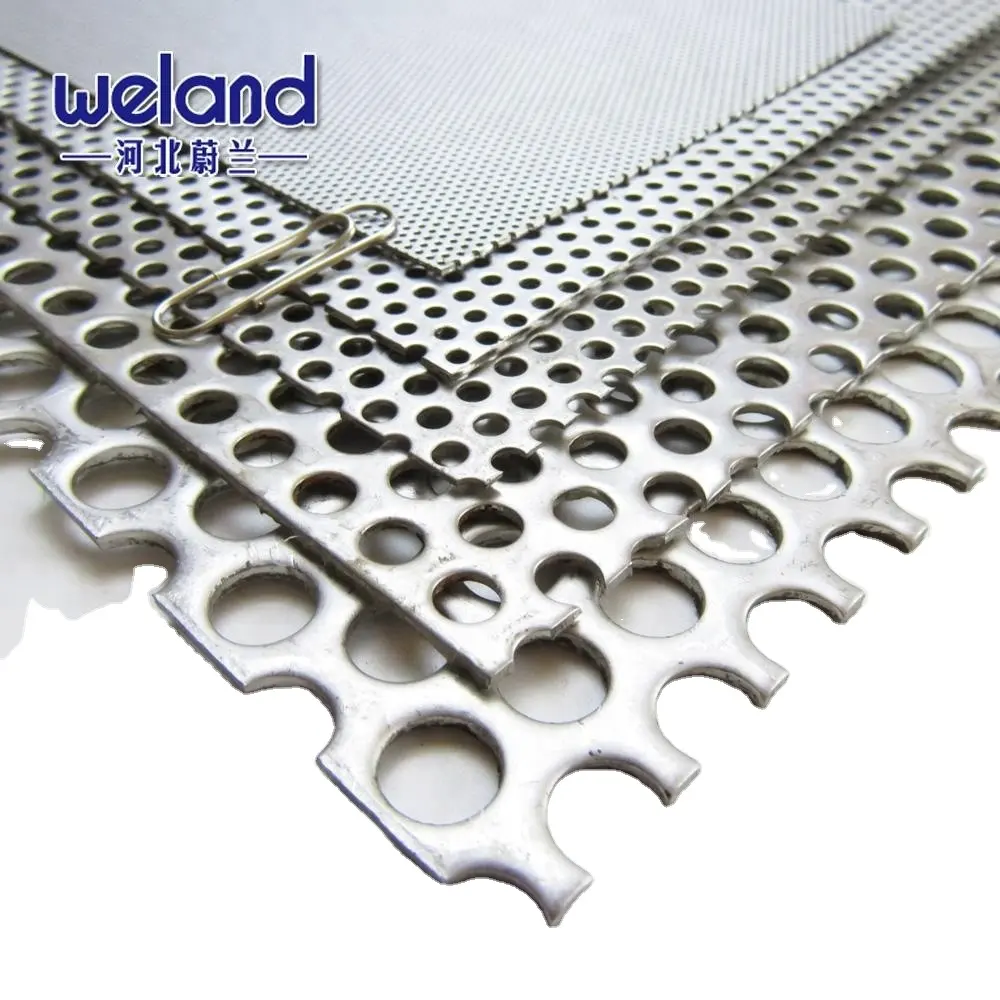 1-10MM thickness Aluminum Perforated Metal Mesh