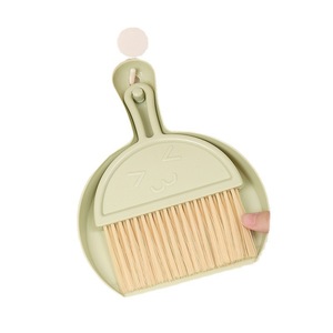 Smiley Face Broom And Dustpan Set <b>Small</b> Size Plastic Desk Keyboard Cleaning Brush With Dustpan For <b>Computer</b> Debris - Product Image 5