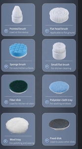 3/6/8/9 in 1 Cordless Home <strong>Cleaning</strong> Magic <strong>Brush</strong> <strong>Electric</strong> Spin Power <strong>Brush</strong> Floor Scrubber for Toilet Window Bathroom Clean - Product Image 2