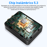 Transmisor y Receptor Bluetooth 5.0 1Mii Mini, Adaptador de Audio Inalámbrico RCA a 3.5mm para Altavoces, Plug and Play, Transceptor de Doble Enlace