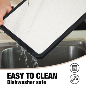 Tabla de Cortar Carne de Doble Cara de Acero Inoxidable para Uso en la <span class=keywords><strong>Cocina</strong></span>, Libre de BPA, Duradera, 41x27x2cm - Product Image 6