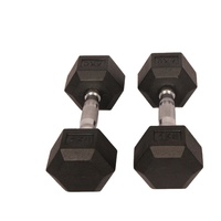 Chine Fitness Hexagonal Haltères En Caoutchouc En Gros 20kg Dumbel Poids Haltère de Levage Prix Acheter En Ligne Pour Le Gymnase